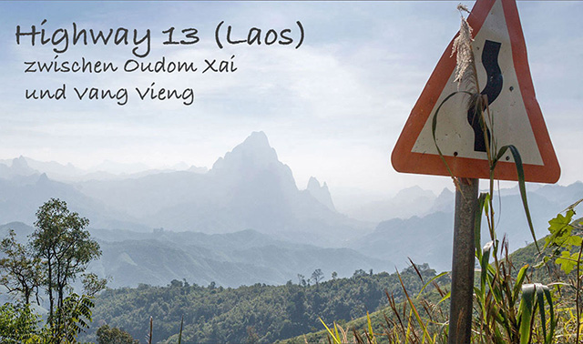 Laos - Fotos vom HW13 zwischen Oudom Xai und Vang Vieng